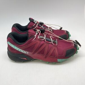 Salomon Sneakers Womens 8.5 Speedcross 4 187982 Purple Hiking Athletic Shoes